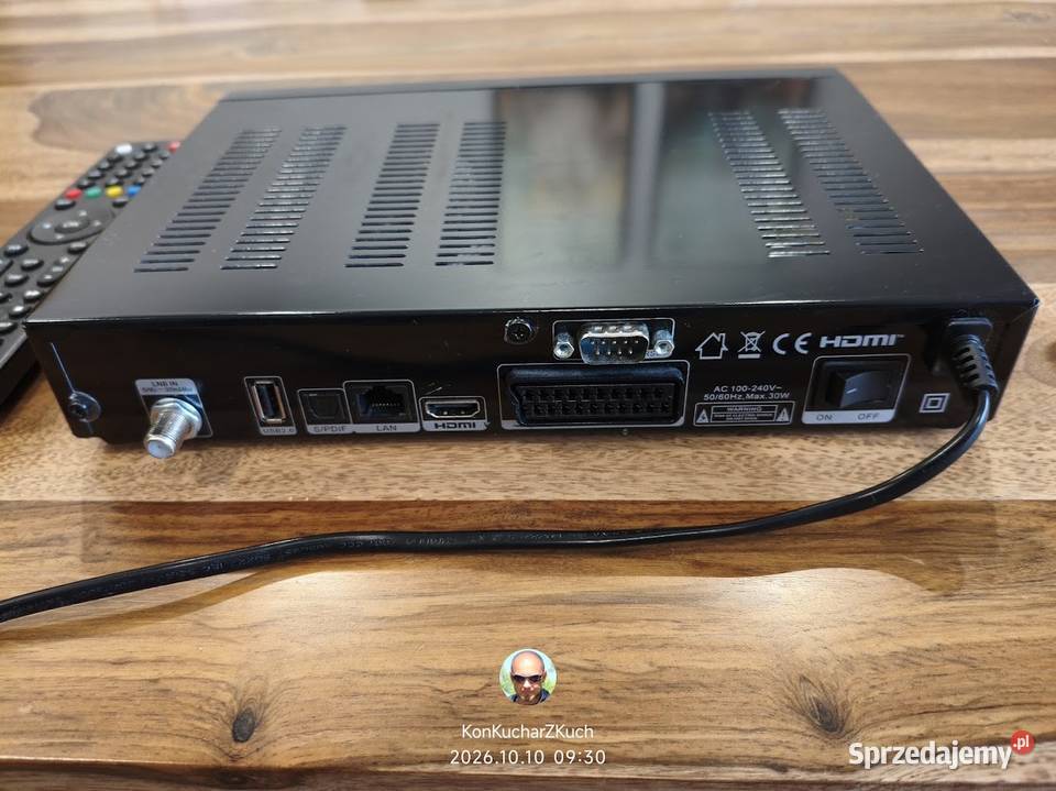 Tuner satelitarny AB CryptoBox 700HD z pilotem Giżycko sprzedam