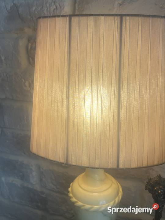 Piękna lampa z alabastru Żary