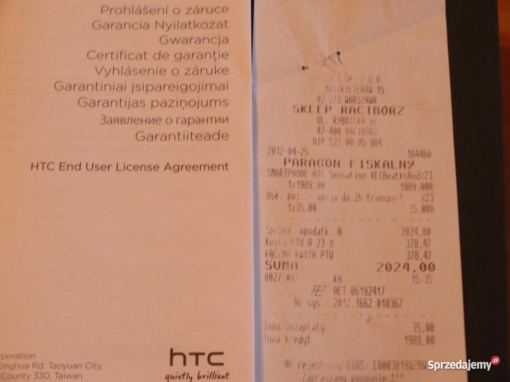 HTC Sensation XE simlocka Tarnów