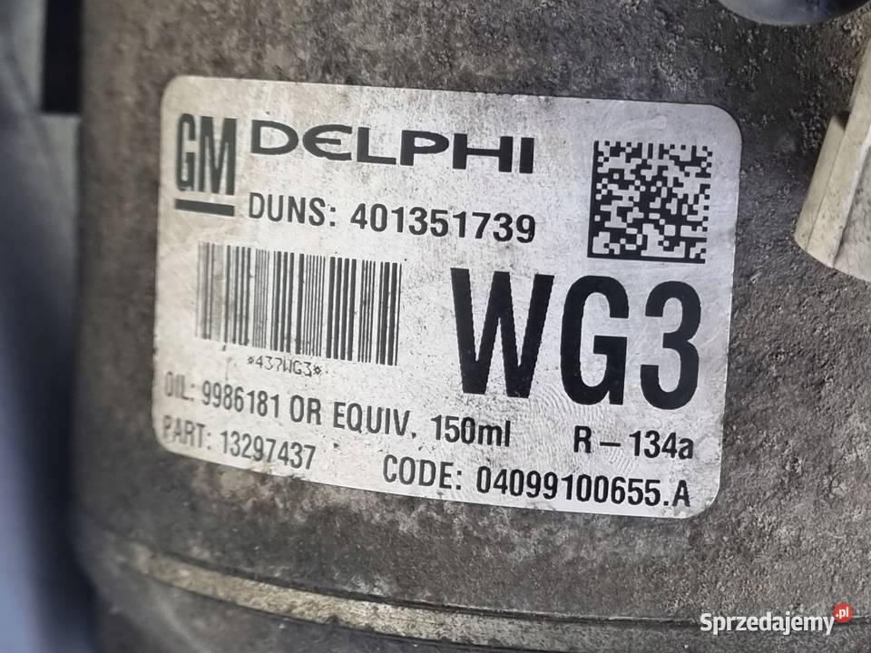 SPRĘŻARKA KLIMATYZACJI Opel Meriva A 16 16V sprzedam