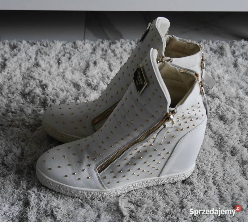 Pucciani świetne buty dżety koturn 38 skóra Wrocław sprzedam