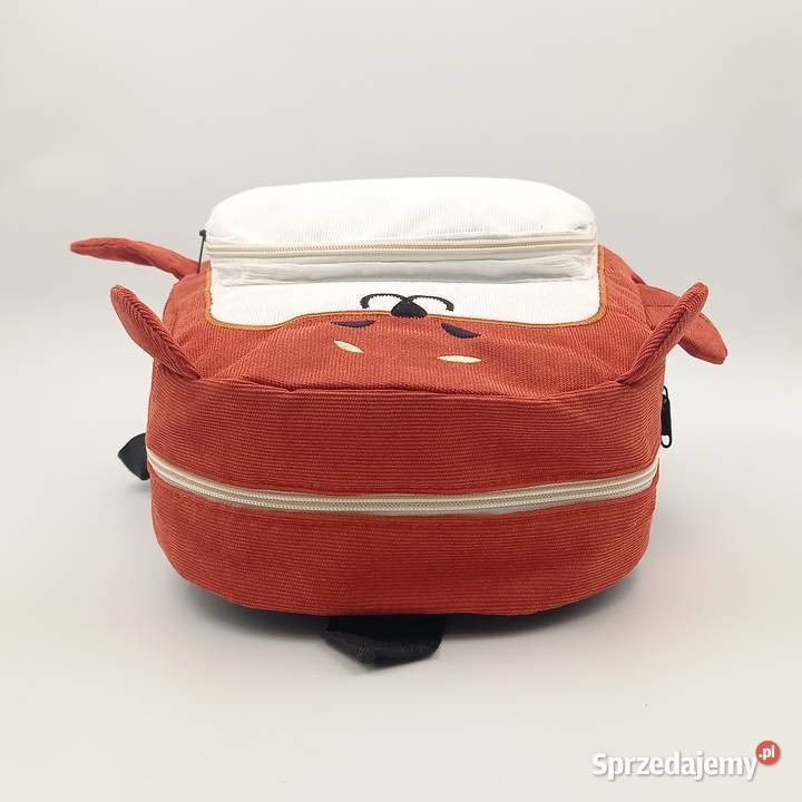 Plecak Sztruksowy Pies Akita