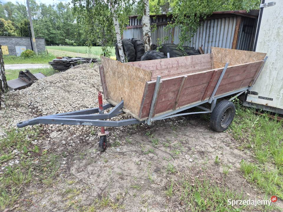 Przyczepa rolnicza jednoosiowa wóz jednoosiowy Bucze sprzedam