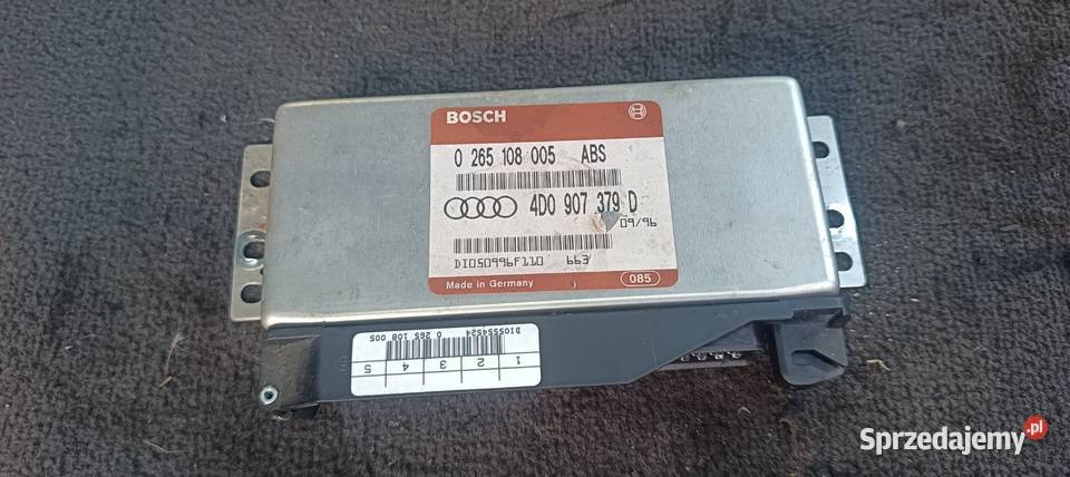 Sterownik ABS 4D0 907 379 D Bosch Audi A4 B5 a18 osobowe śląskie Myszków