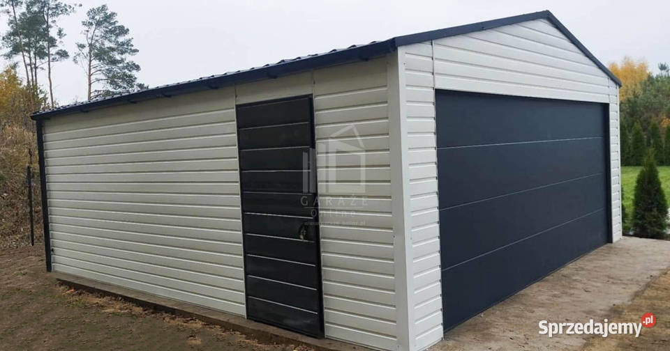 Garaż blaszany 6x58m Brama segmentowa drzwi Morąg sprzedam