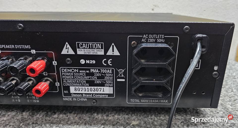 Denon PMA700AE PMA700 Wzmacniacz stereo małopolskie Kraków