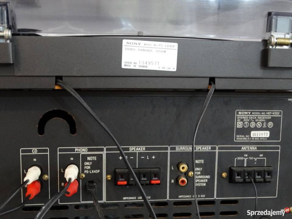Wieża Sony gramofon pilot mocna i sprawna Jasło