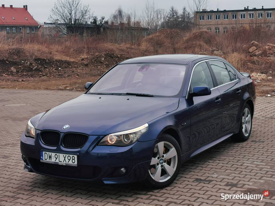 BMW E60 530XD 235 2007r m pakiet bogate dolnośląskie Świebodzice sprzedam