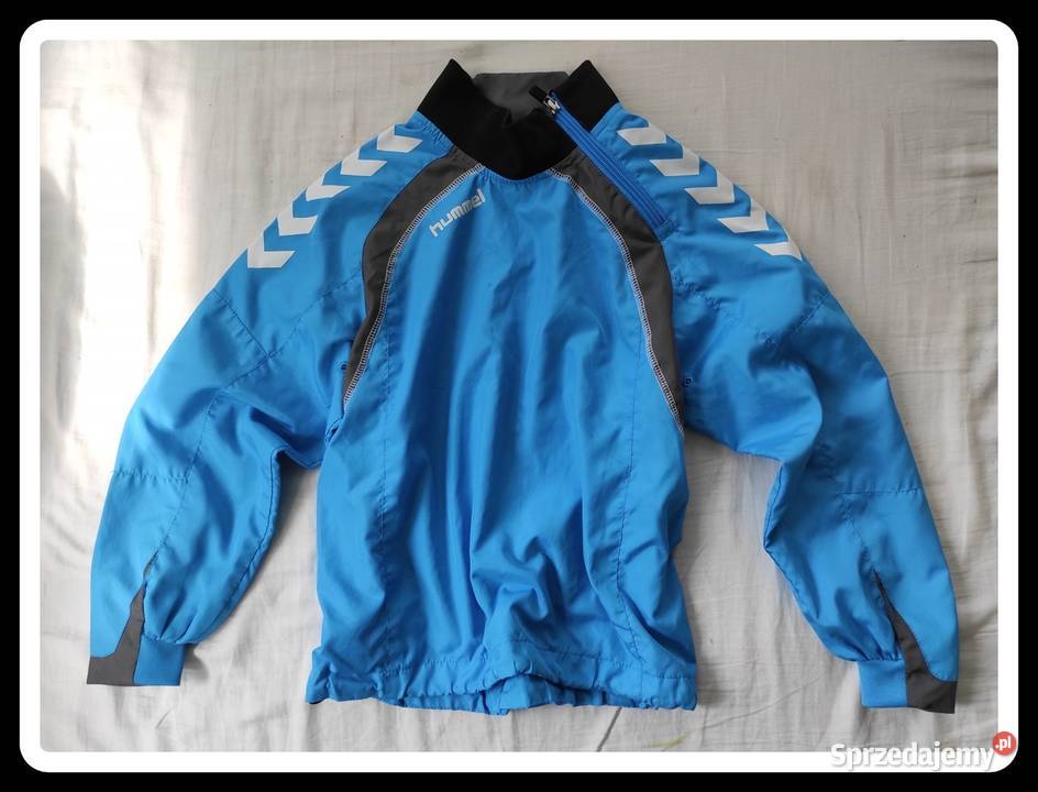 Hummel niebieska kurtka dziecięca 128 cienka Płock sprzedam