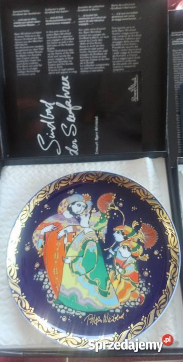 Talerzyk Rosenthal Seria Sindbad Żeglarz Projekt