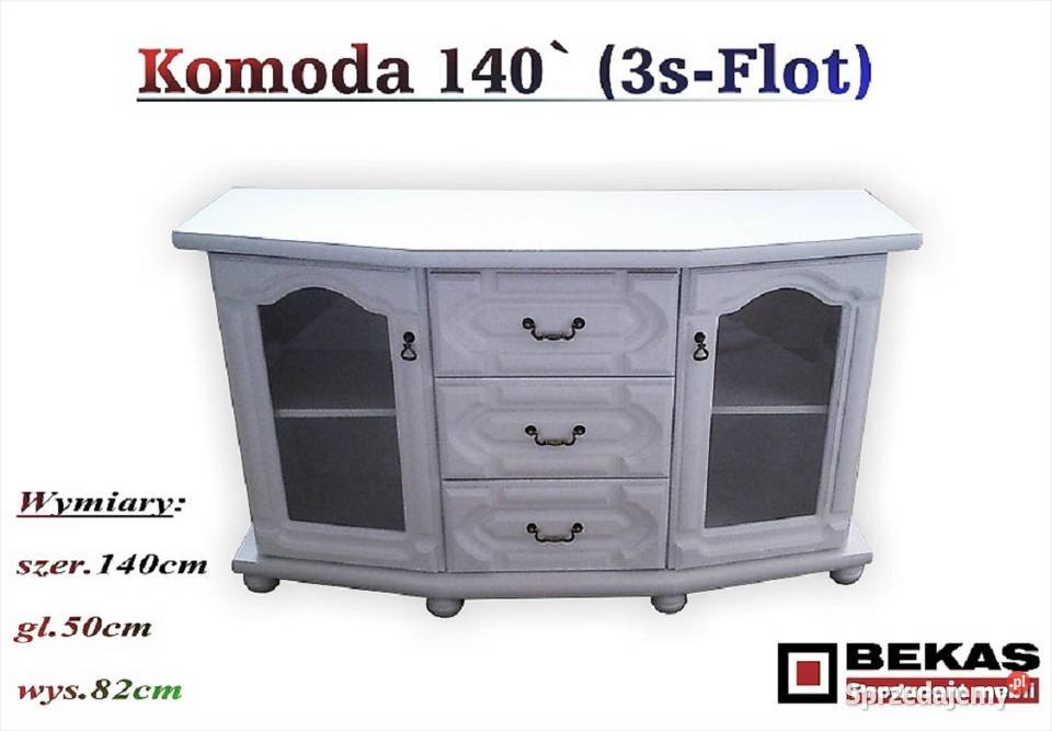 Stylowa Biała Prowansalska Komoda 120 Biały 50cm Aleksandrów Kujawski