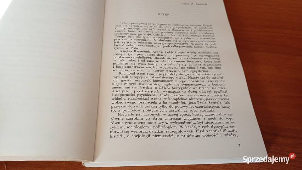 Pokój i wojna między narodami teoria  Raymond pomorskie Gdańsk
