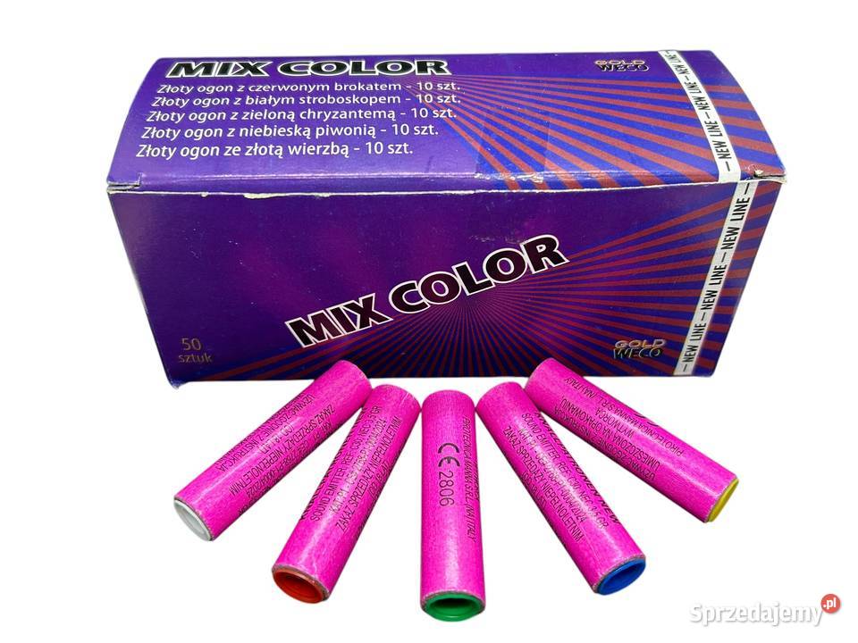 RACE PISTOLETOWE KOLOROWE MIX COLOR GWR30 GOLD Poznań