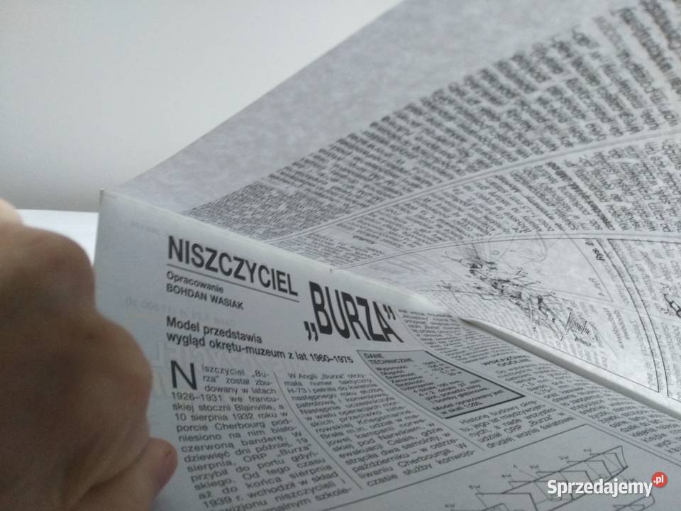 Mały Modelarz 61996 Niszczyciel Burza Dąbrowa Górnicza