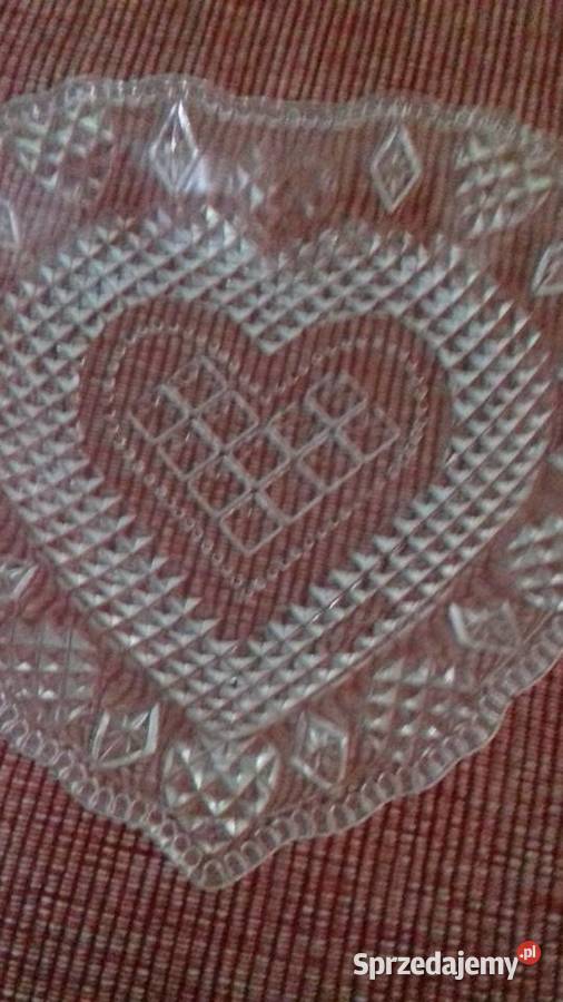 paterka kryształowa serduszko na Walentynki mazowieckie sprzedam