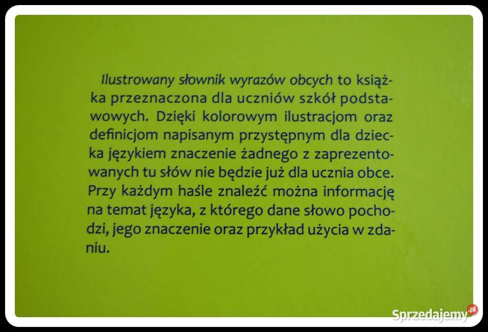 Ilustrowany słownik wyrazów obcych książka NOWA mazowieckie Płock
