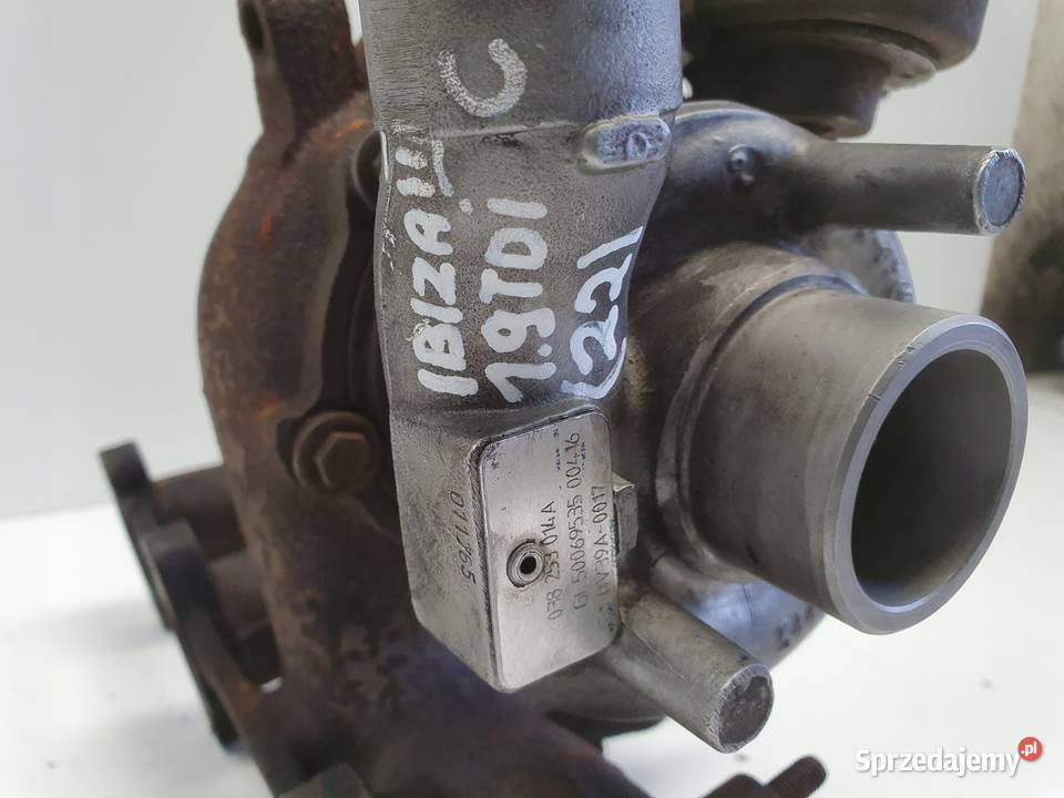 TURBOSPRĘŻARKA Seat Ibiza III 19 TDI 038253014A Rudka