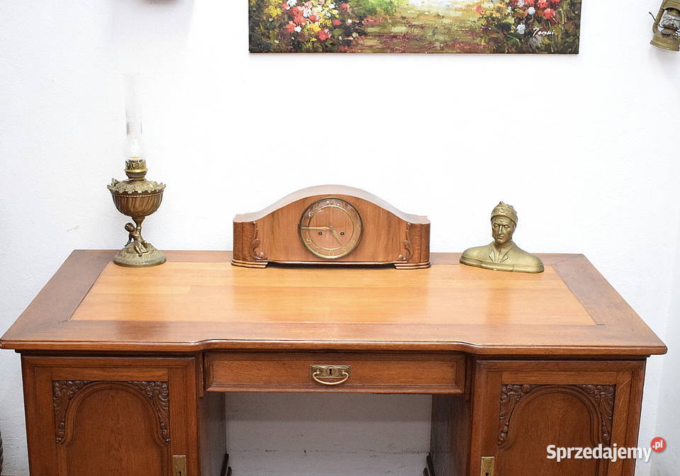 Stary zegar kominkowy na komodę kominek wysyłam