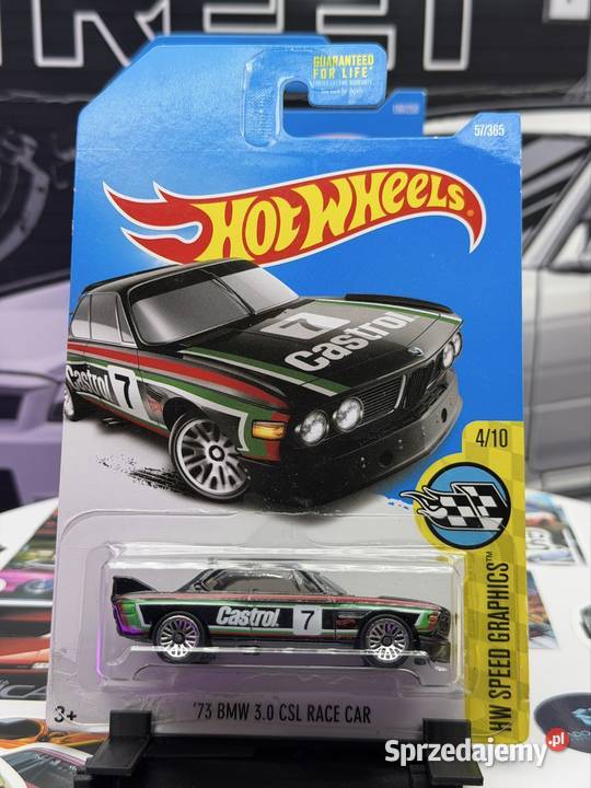 Hot Wheels BMW 30 CSL Race Car STH Zamac 4 x