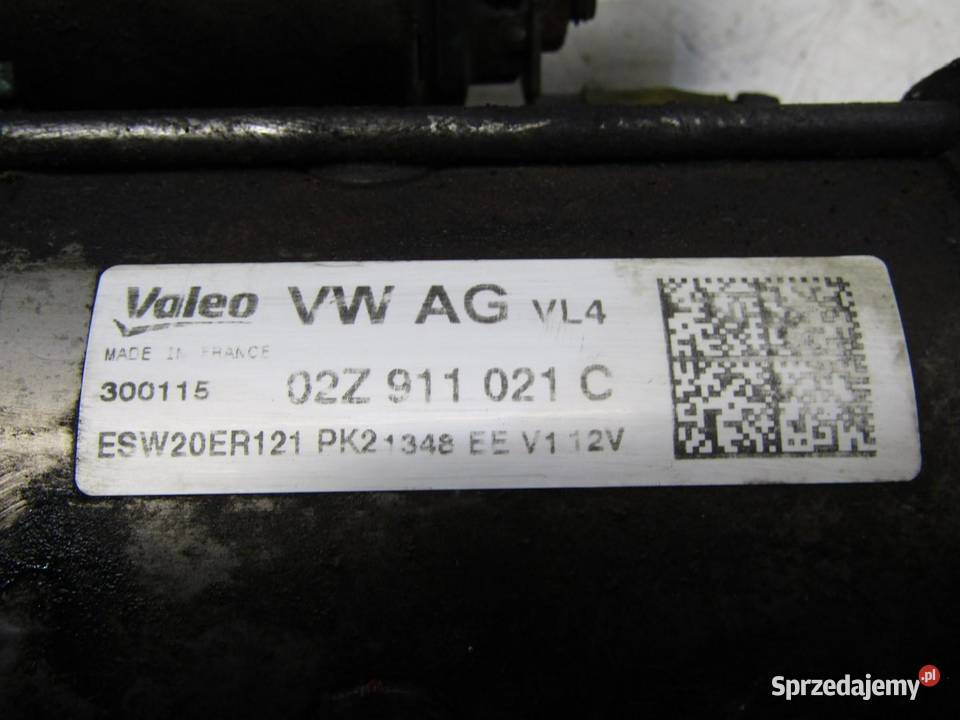 ROZRUSZNIK STARTER 14 TDI FABIA III 02Z911021C