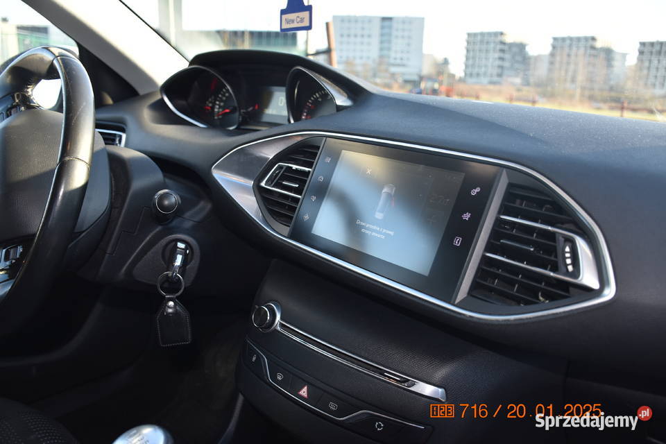 Peugeot 308 sw 16 bluehdi 120 2016r czujnik zmierzchu warmińsko-mazurskie Lidzbark Warmiński