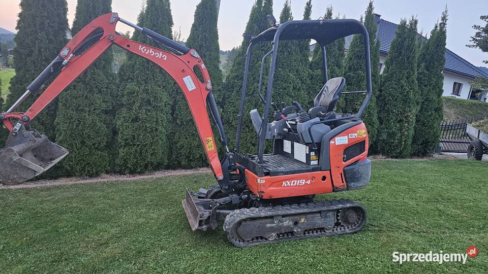 Minikoparka KUBOTA KX0194 Tenczyn