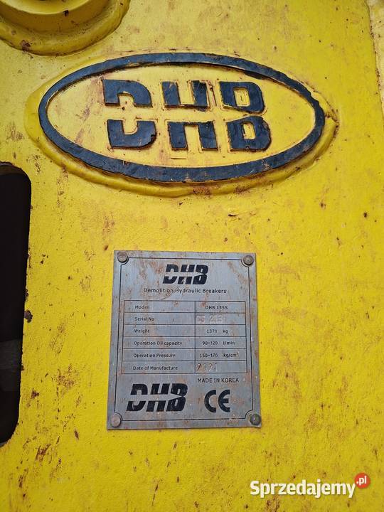 Młot wyburzeniowy DHB 135S świętokrzyskie Kielce