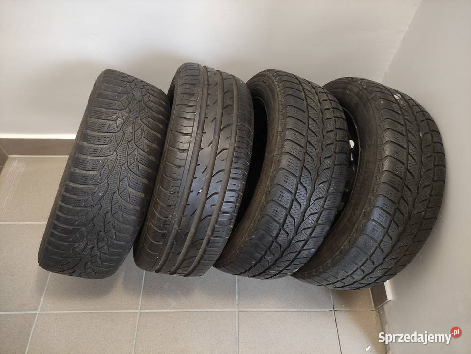 Komplet kół na felgach stalowych 19555 R15 Białystok