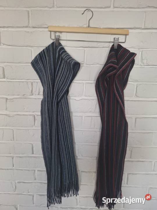 Zestaw zimowych męskich akcesoriów szaliki Katowice