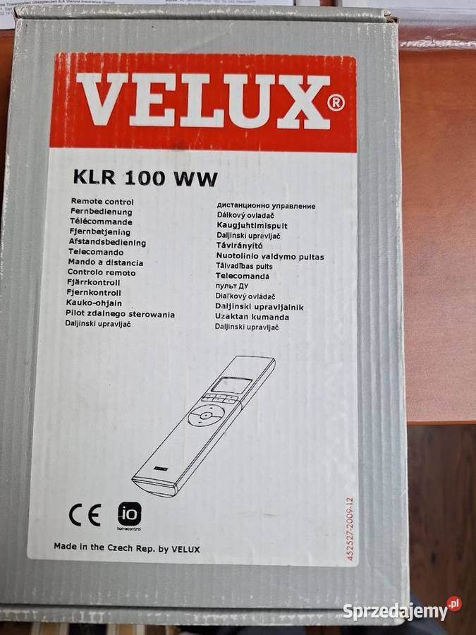 Velux pilot KLR 100 zachodniopomorskie Szczecin sprzedam