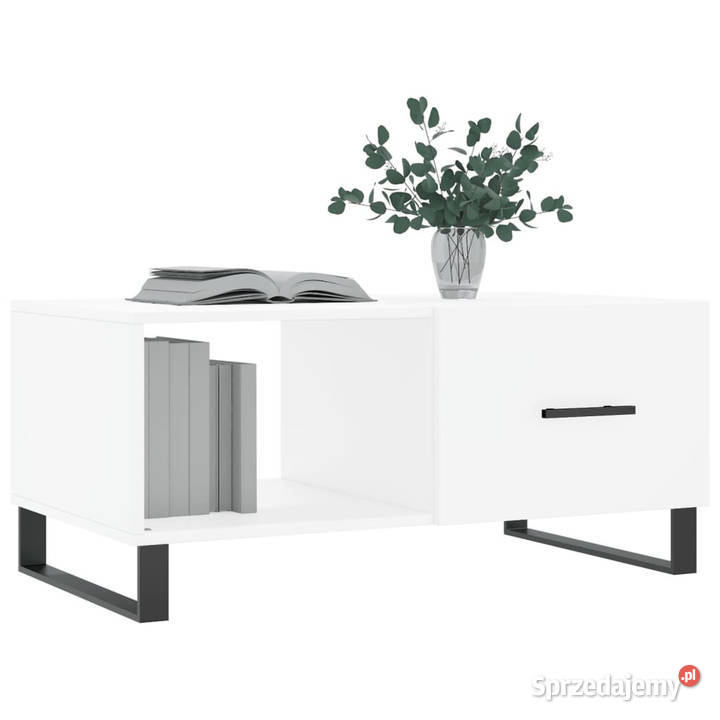Stolik kawowy biały 90x50x40 materiał mazowieckie Warszawa
