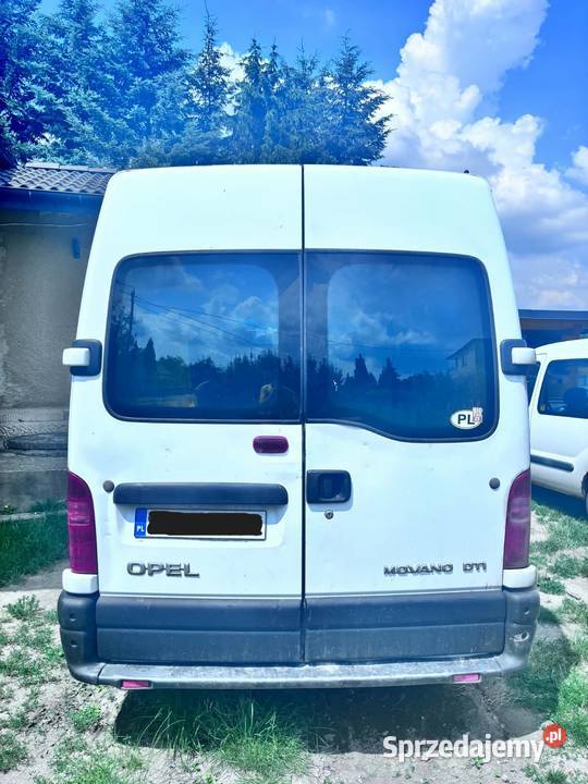 Opel Movano 1999 Rok produkcji 1999 Odra