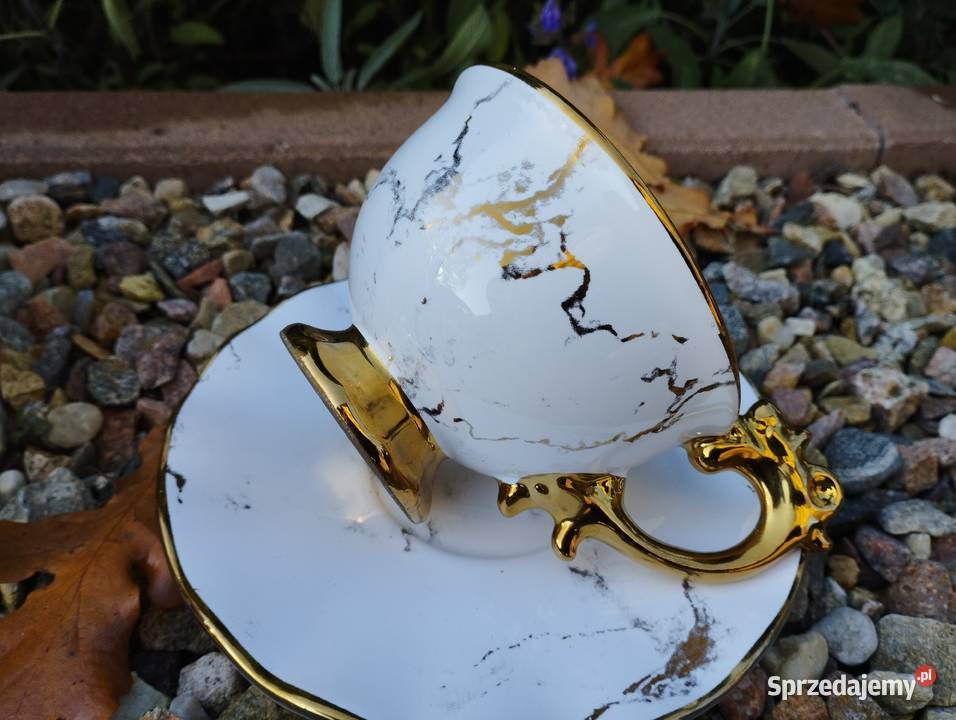 Dzbanek i filiżanka w stylu Glamour Darzlubie