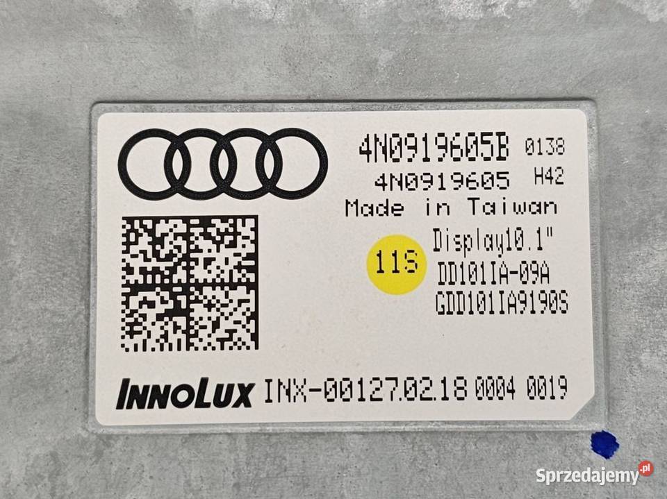PANEL MMI AUDI A8 L D5 4N 4H0919605B Lipno