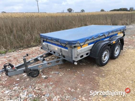 Przyczepka dwuosiowa Wiola Krakus Plus DMC 750 śląskie Bojszowy