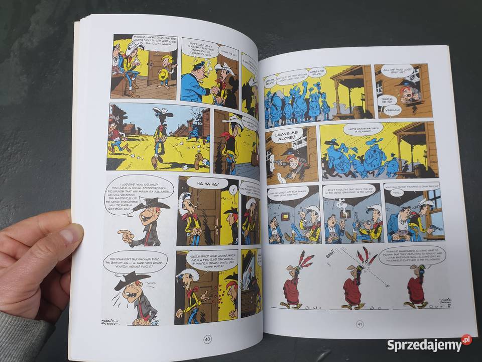 Lucky Luke Billt The Kid komiks wydanie pomorskie
