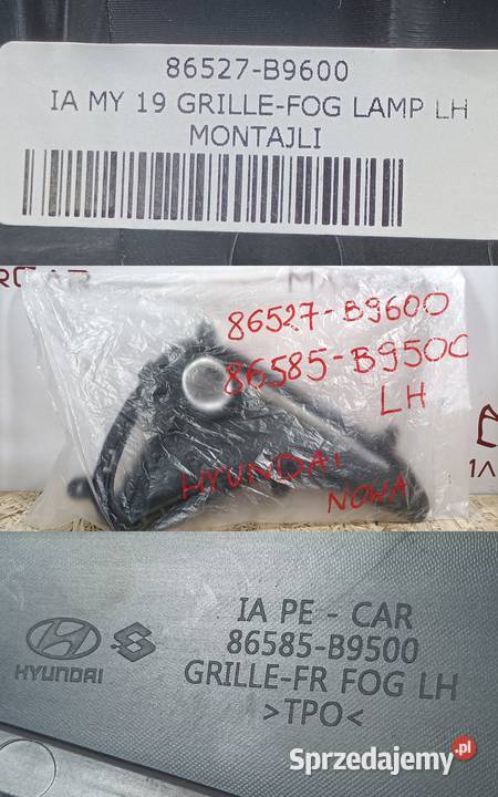 HYUNDAI I10 II LIFT KRATKA ZDERZAKA LEWY PRZÓD Pleszew