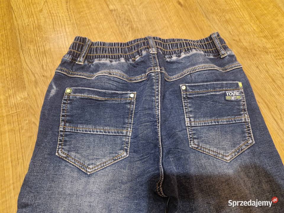 Spodnie jeans chłopięce rozmiar 140146 chłopiec mazowieckie sprzedam