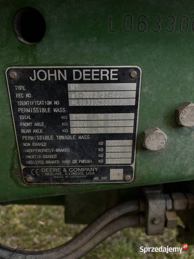John Deere 6330 Błogoszcz sprzedam