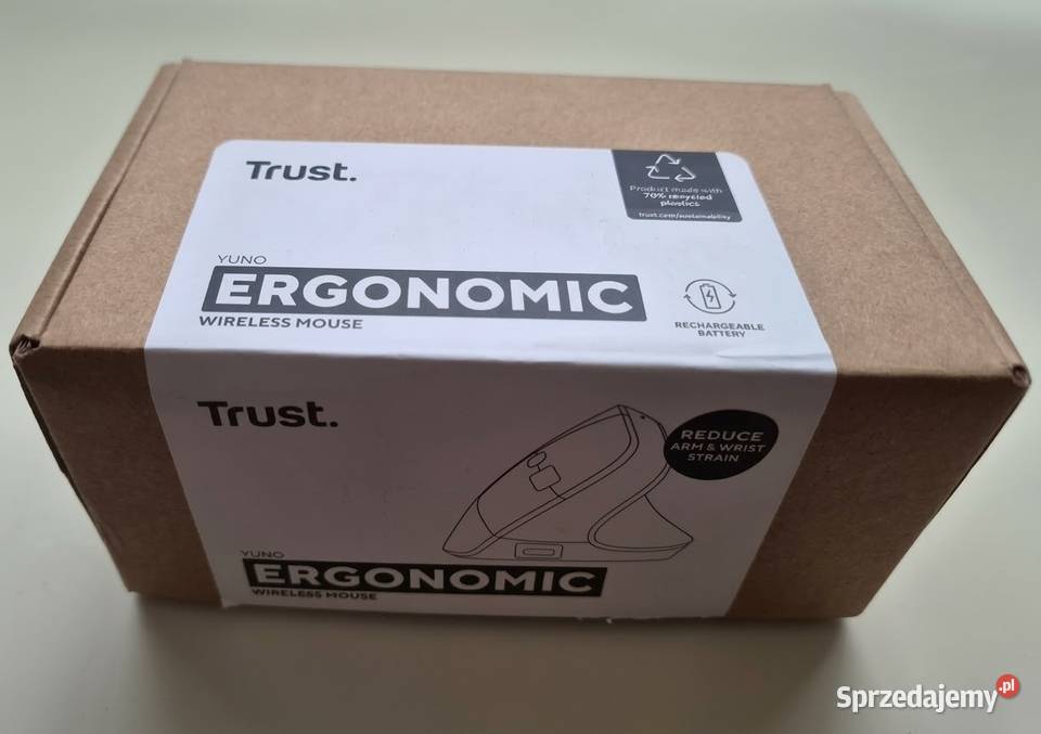 Mysz ergonomiczna pionowa bezprzewodowa Trust mazowieckie Warszawa
