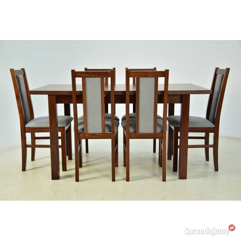 Zestaw Huron 6 krzeseł B14 i stół 80x140180 Ostrołęka sprzedam