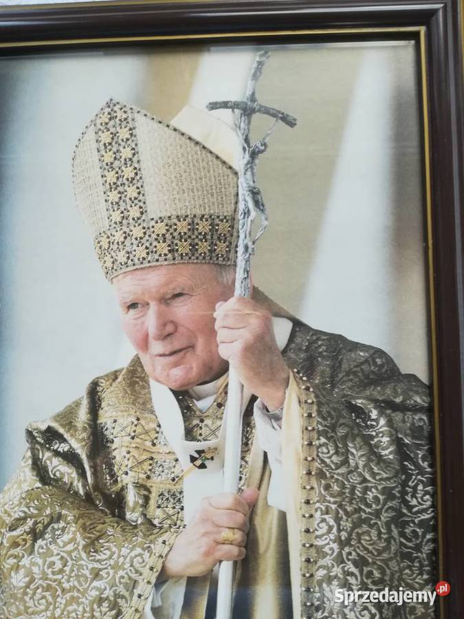święty obrazek wizerunek św Jana Pawła II papież Gdańsk