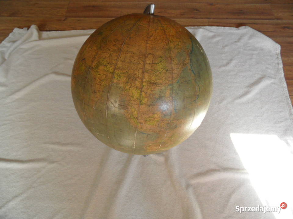 Stary duży globus szkolny z lat 60 tych Lubartów sprzedam