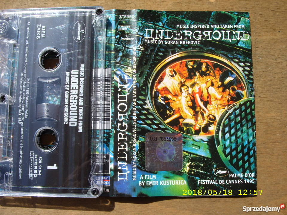 Filmowa kaseta UndergroundGORAN BREGOVIC filmowa Wołów