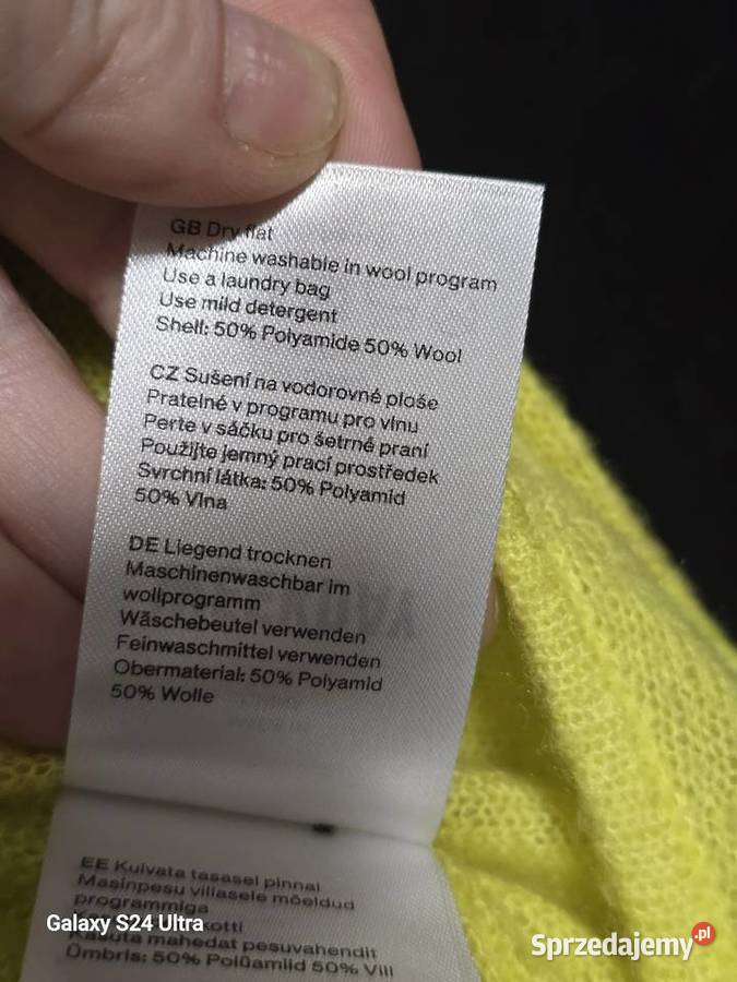Damski złoty kardigan size S Żory