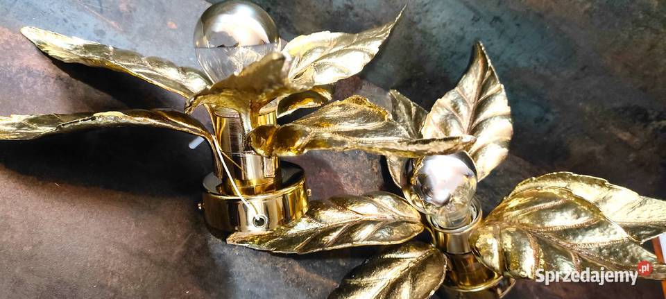Kinkiety mosiężne Willy Daro Massivevintage wielkopolskie Kalisz sprzedam