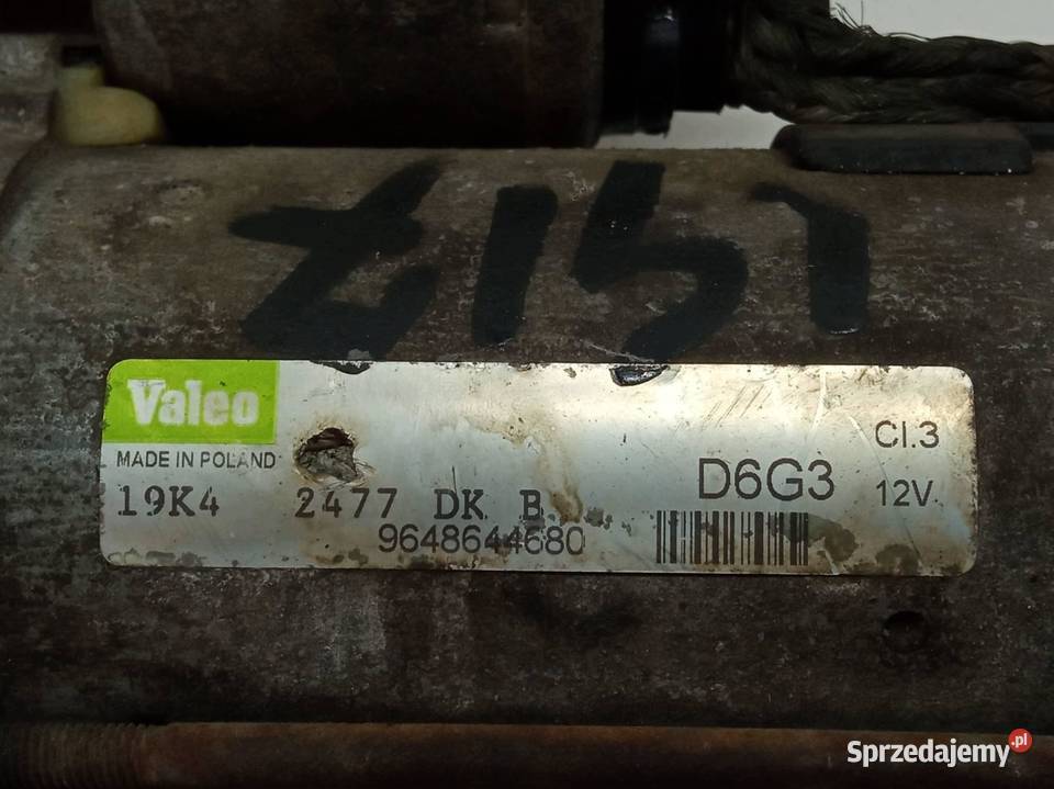 ROZRUSZNIK 9648644680 14 16V Peugeot 307 I