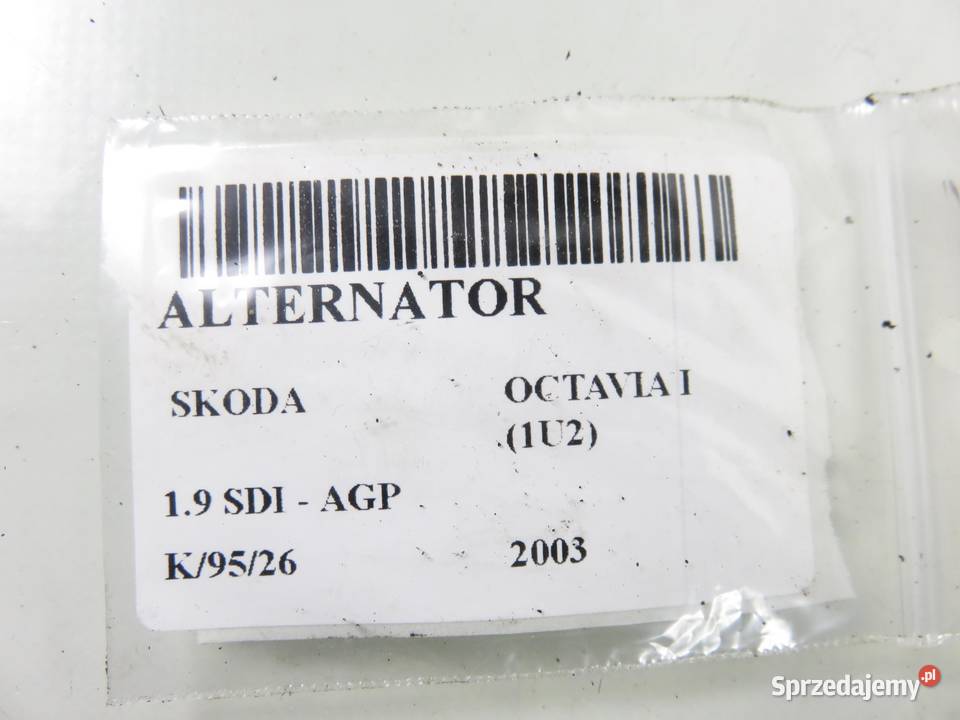 ALTERNATOR SKODA OCTAVIA I 19 SDI 028903028E