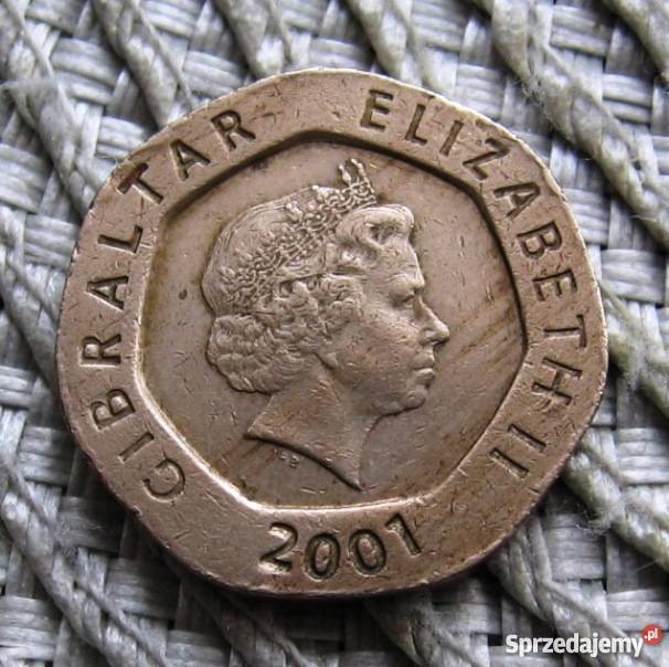Gibraltar 20 Pensów 2001r Kalisz sprzedam