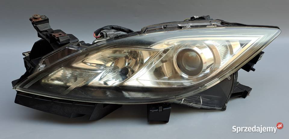 Lampa Przednia Lewa Mazda 6 GH Halogen Soczewka Mielęcin